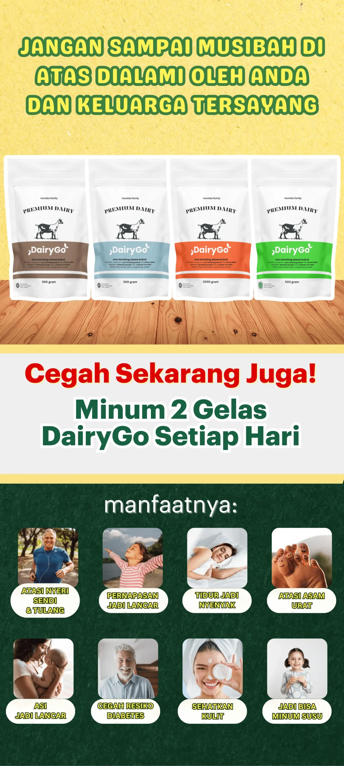 Susu Kambing Etawa Bubuk Premium DairyGo