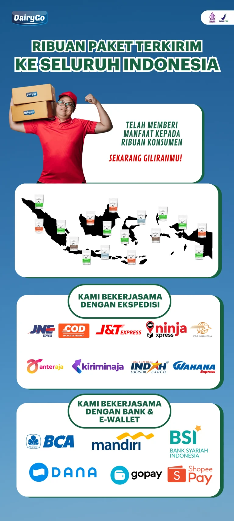 Susu Kambing Etawa Alami Original DairyGo